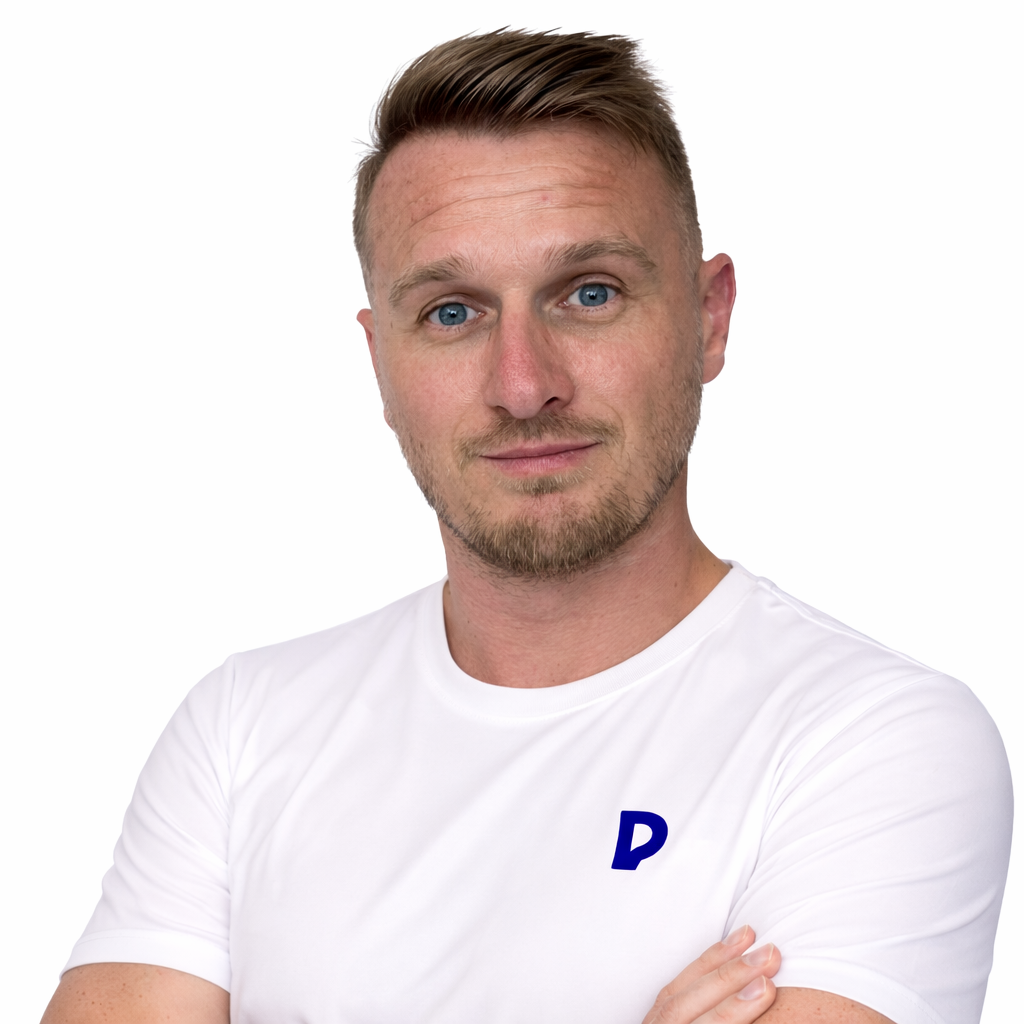 Professional portrait with a relaxed expression
